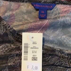 See-through long sleeve black Shirt